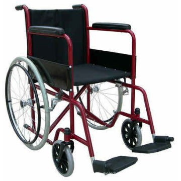 Durable manual wheelchair with 24" spoke wheel BME4611R